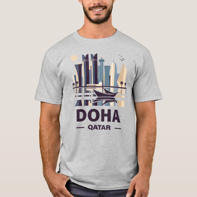 Camiseta Península de Qatar en Doha (Anverso)