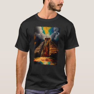 Camiseta Península de Yucatán Vintage - Chichen Itza, Méxic