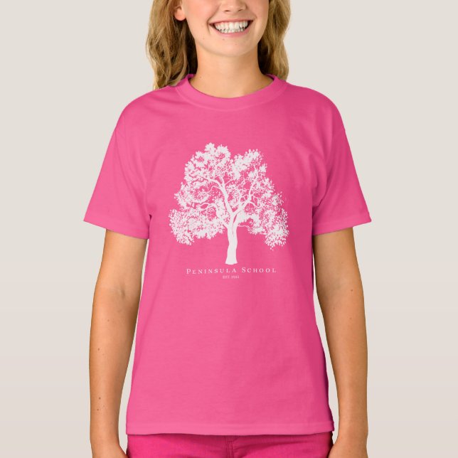 Camiseta Peninsula Kids Short Sleeve Pink (Anverso)