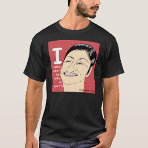 Camiseta Penique Wong de Bruce Keogh - keoghcartoons