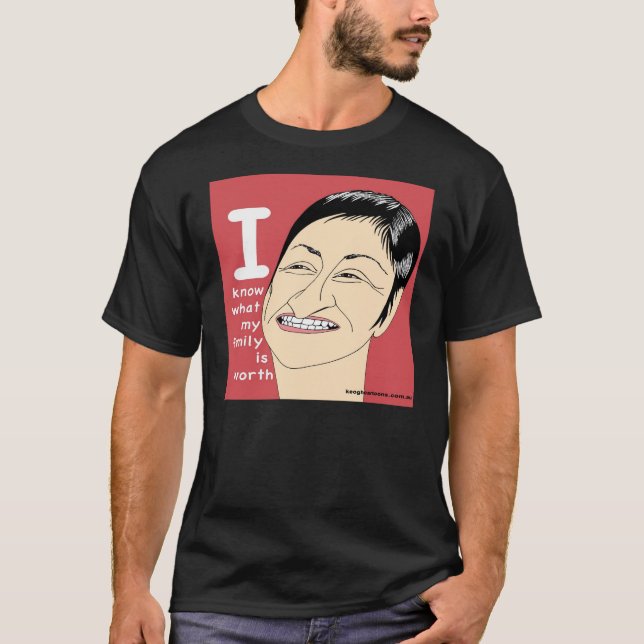 Camiseta Penique Wong de Bruce Keogh - keoghcartoons (Anverso)