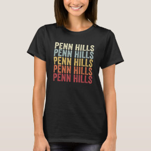 Camiseta Penn Hills Pennsylvania Penn Hills PA Retro Vintag
