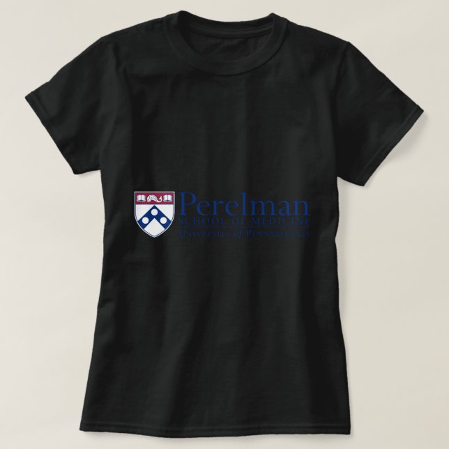 Camiseta Penn Quakers - Escuela de Medi Perelman para ropa  (Diseño del anverso)