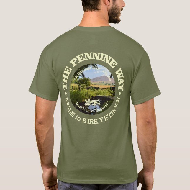 Camiseta Pennine Way (rd) (Reverso)