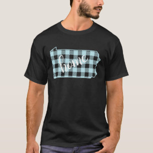 Camiseta Pennsylvania Buffalo Plaid Home State Country USA