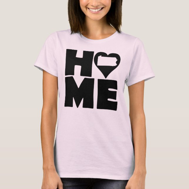 Camiseta Pennsylvania Home Heart State Tees (Anverso)