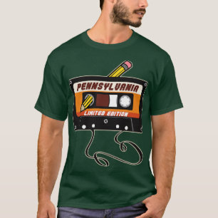 Camiseta Pennsylvania Limited Edition Cassette Tape Vintage