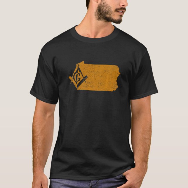 Camiseta Pennsylvania Masons Grand Lodge Freemason Padre (Anverso)