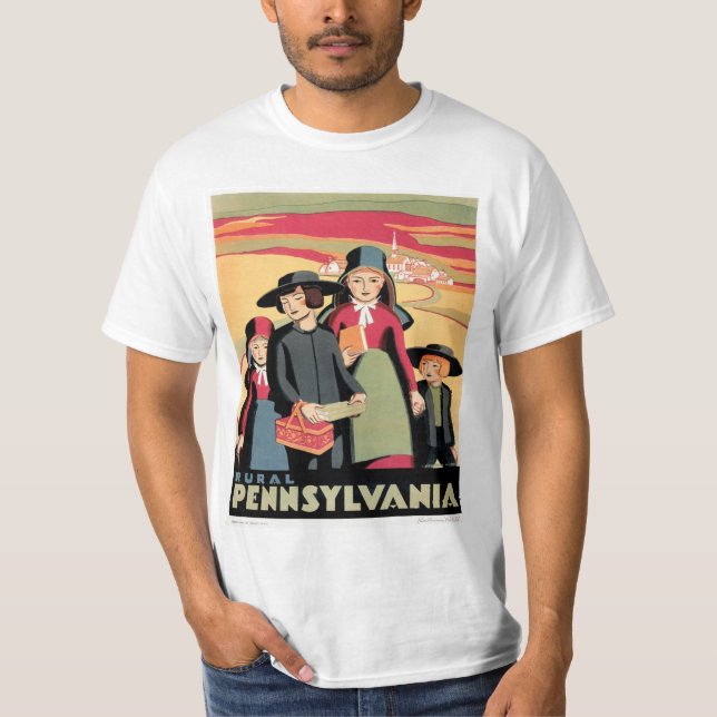 Camiseta Pennsylvania rural (Anverso)