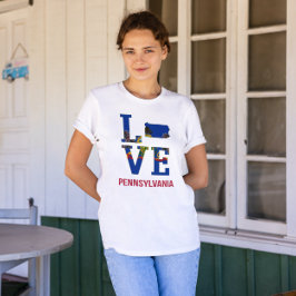 Camiseta Pennsylvania State Love USA