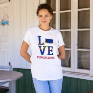 Camiseta Pennsylvania State Love USA