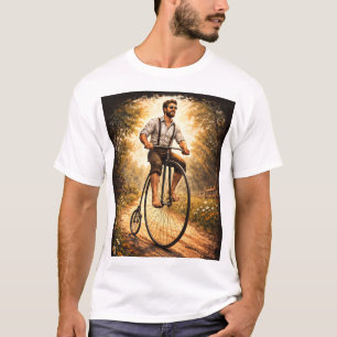 Camiseta Penny farthing de rueda alta