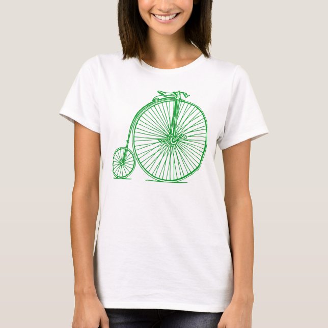 Camiseta Penny Farthing - Grass Green (Anverso)