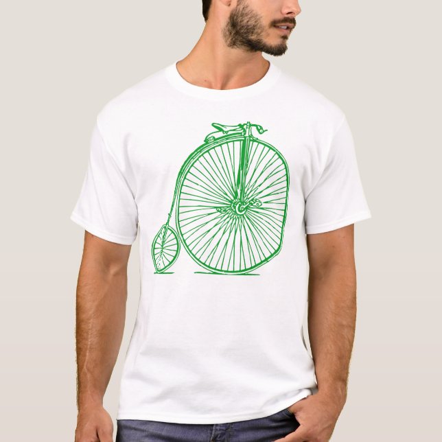 Camiseta Penny Farthing - Grass Green (Anverso)