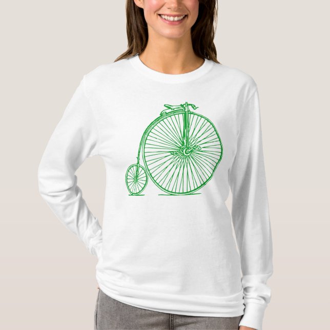 Camiseta Penny Farthing - Grass Green (Anverso)
