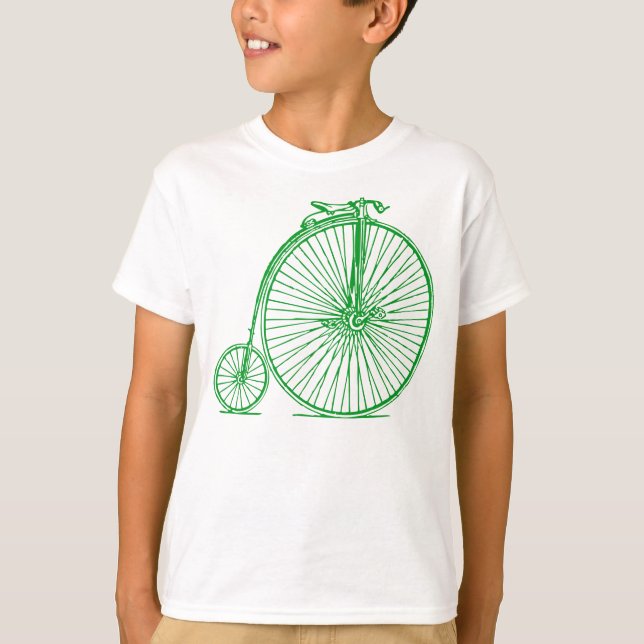 Camiseta Penny Farthing - Grass Green (Anverso)