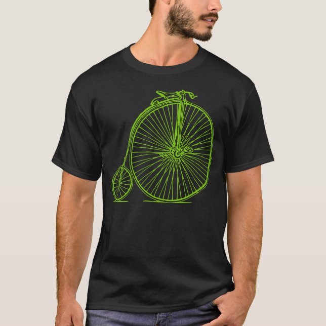 Camiseta Penny Farthing - Martian Green (Anverso)