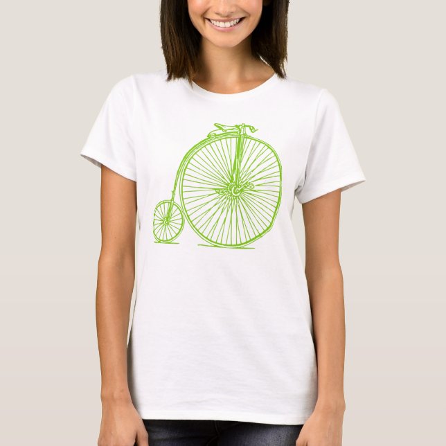 Camiseta Penny Farthing - Martian Green (Anverso)
