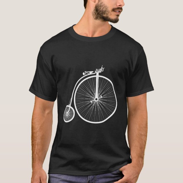 Camiseta Penny Farthing Retro (Anverso)