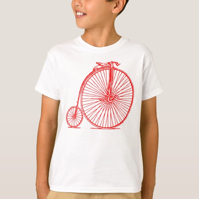 Camiseta Penny Farthing - Rojo (Anverso)