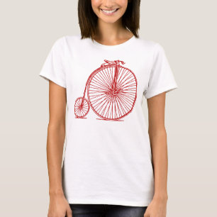 Camiseta Penny Farthing - Rojo Ruby
