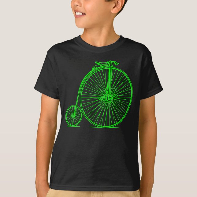 Camiseta Penny Farthing - Verde (Anverso)