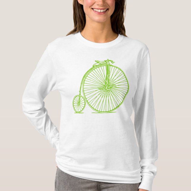 Camiseta Penny Farthing - Verde Marciano (Anverso)