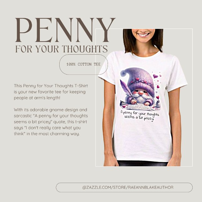 Camiseta Penny for Your Thoughts T-Shirt (Subido por el creador)