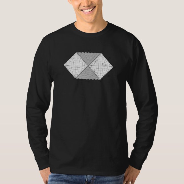 Camiseta Penrose diagram cool physics diagram for physicist (Anverso)