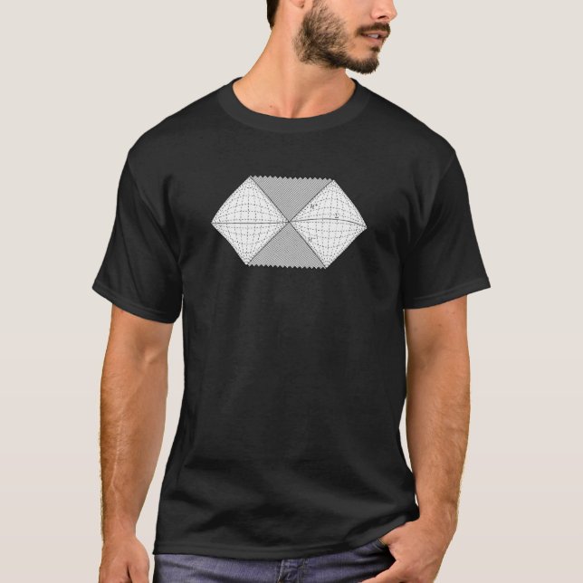 Camiseta Penrose diagram cool physics diagram for physicist (Anverso)