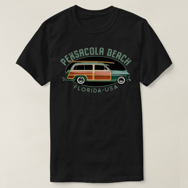 Camiseta Pensacola Beach Florida (Diseño del anverso)