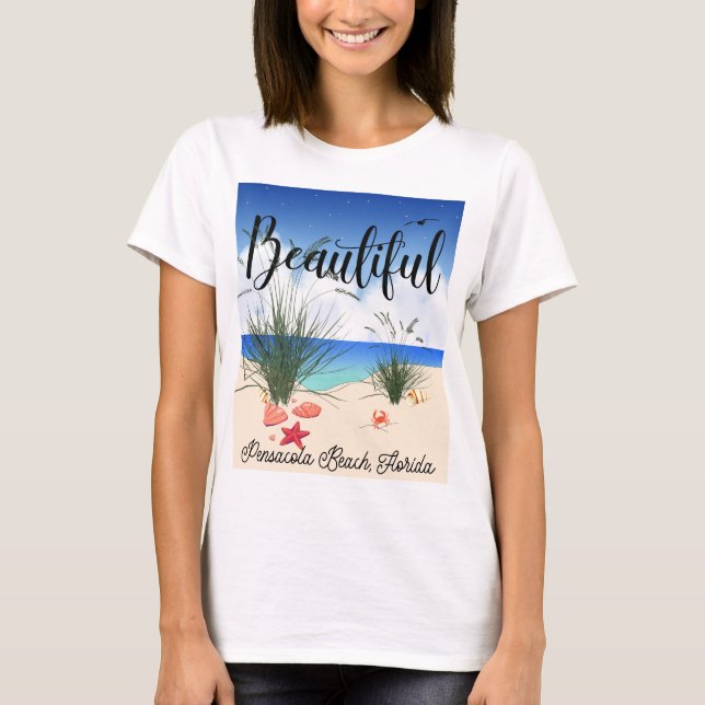 Camiseta Pensacola Beach Florida (Hermosa) (Anverso)