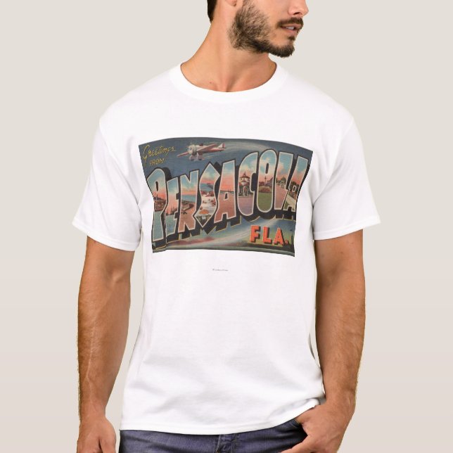 Camiseta Pensacola, la Florida (aeroplanos) (Anverso)