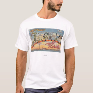 Camiseta Pensacola, la Florida - escenas grandes 2 de la