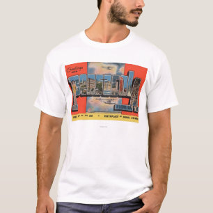 Camiseta Pensacola, la Florida - escenas grandes de la