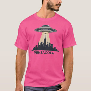 Camiseta Pensacola Ufo Invasion - Arte de Escenario de Cien