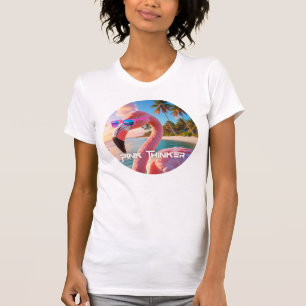 Camiseta PENSADOR DE ROSA - Flamenco ROSA