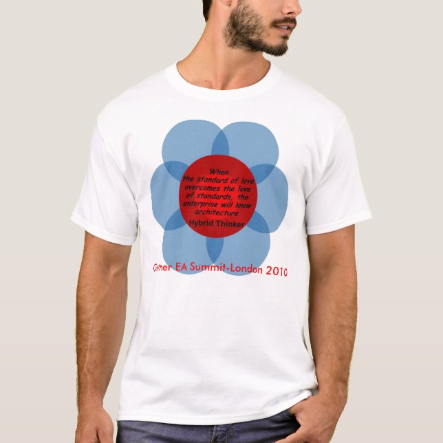 Camiseta Pensador híbrido: El estándar del amor (Anverso)