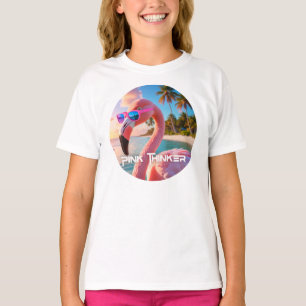 Camiseta PENSADOR ROSA - Flamenco ROSA