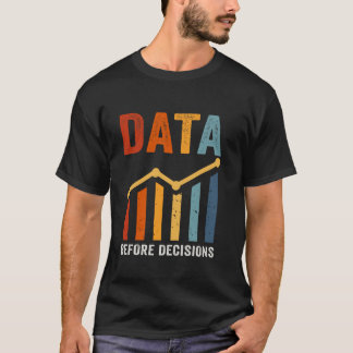 Camiseta Pensamiento Analítico Datos Antes de Decisiones