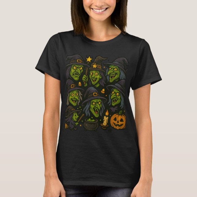 Camiseta Pensamiento Brujero: Una galleta de Halloween (Anverso)