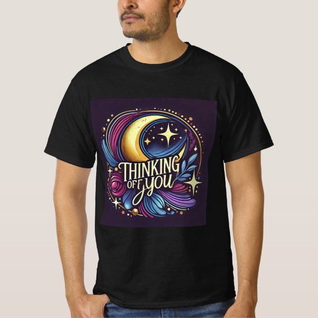 Camiseta Pensamiento Celestial De Tshirt Para Hombres (Anverso)