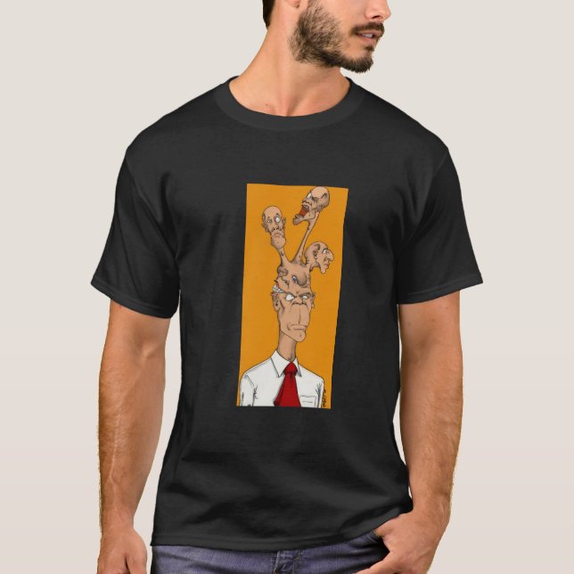 Camiseta Pensamiento con las pequeñas cabezas (Anverso)