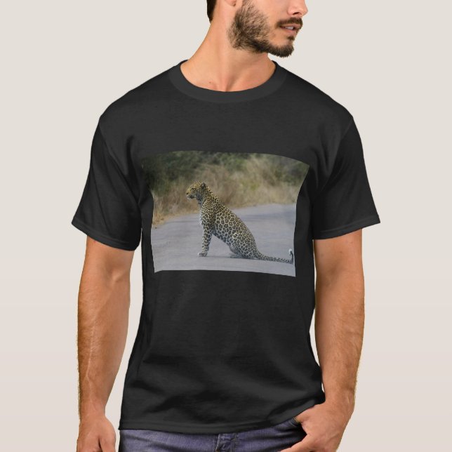 Camiseta Pensamiento del leopardo en la carretera (Anverso)