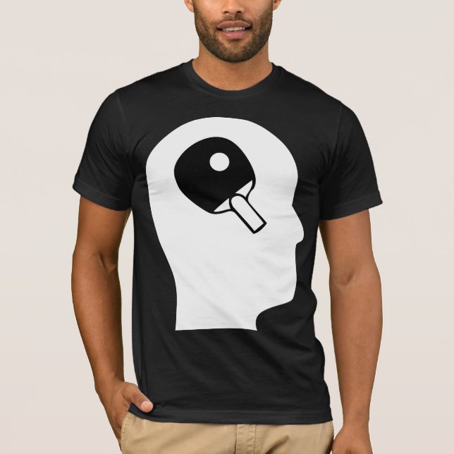 Camiseta Pensamiento en tenis de mesa (Anverso)