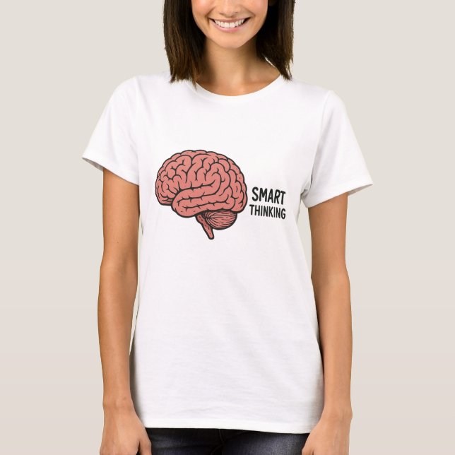 Camiseta Pensamiento inteligente: el poder del cerebro (Anverso)