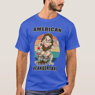 Camiseta Pensamiento neandertal estadounidense 1