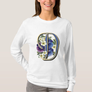 Camiseta Pensamiento pintado a mano IInitial - D