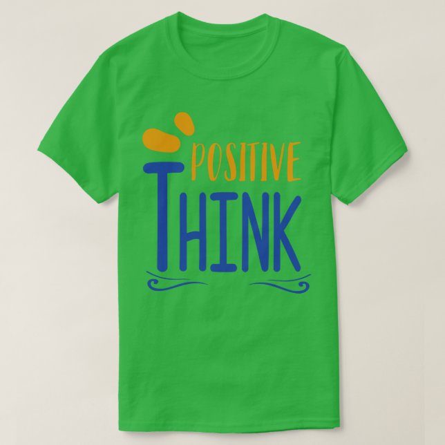 Camiseta Pensamiento positivo (Diseño del anverso)