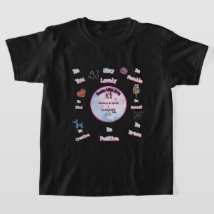 Camiseta Pensamiento positivo Libros con Brie